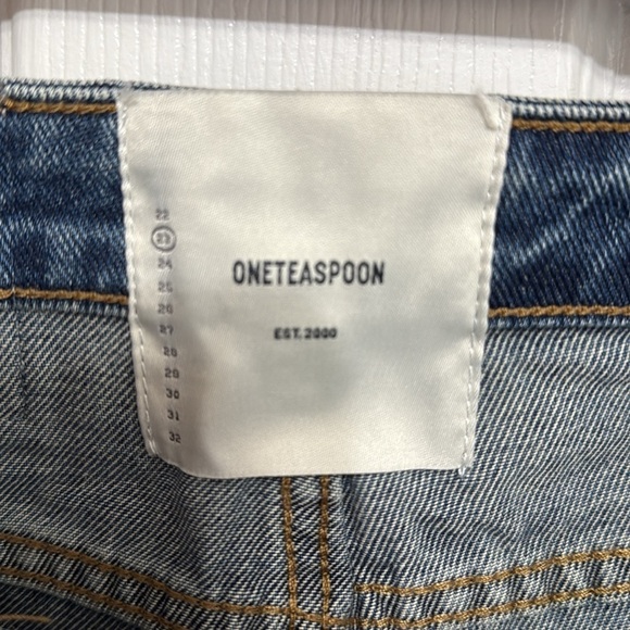 NWOT One Teaspoon Saints Boyfriend Jeans Montana Size 23 - Picture 7 of 8